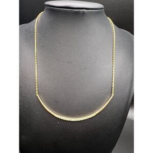 Stella & Dot Rhinestone Arc Necklace